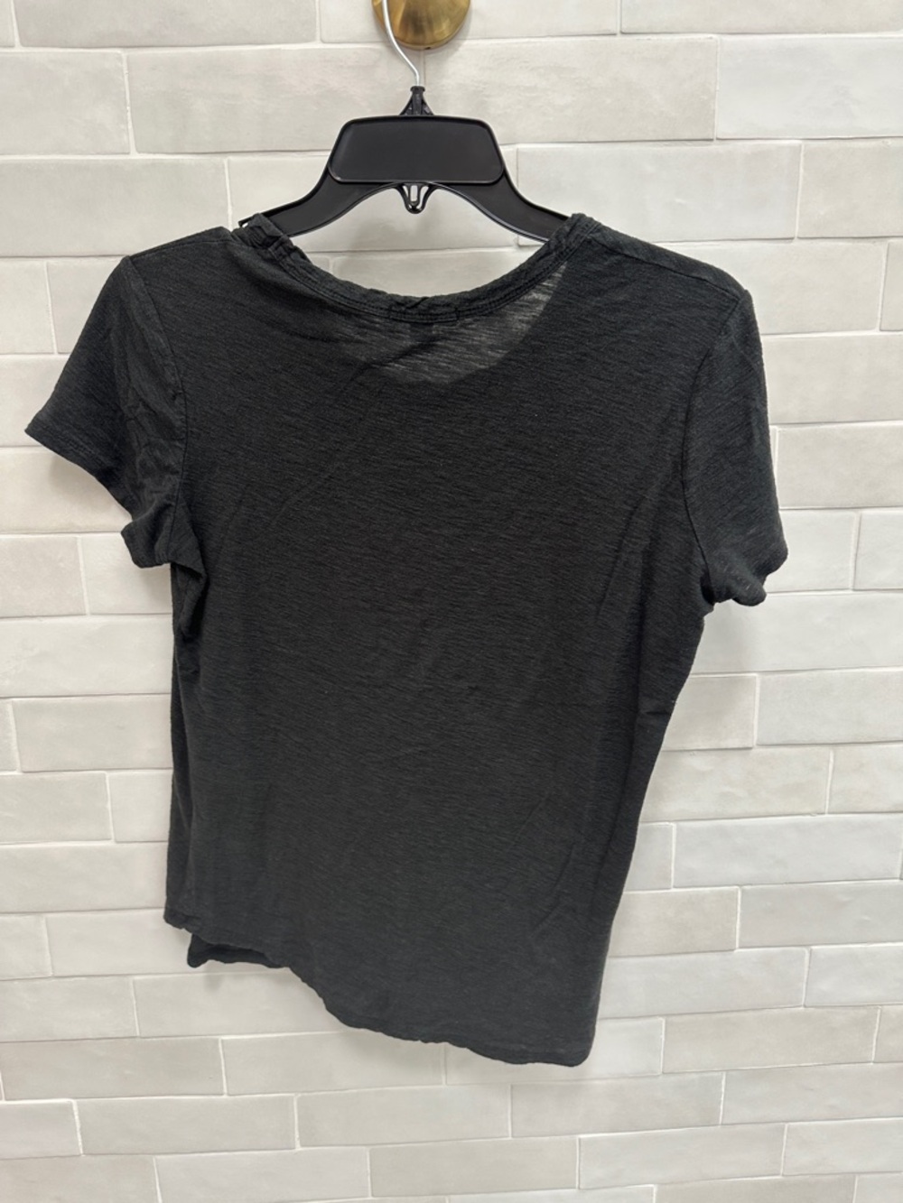 James Perse Charcoal Short-Sleeve Crewneck Tee - Picture 3 of 3